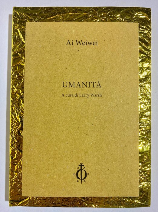 SIGNED Ai Weiwei Limited Edition Artist Book Only 200 made Umanita 