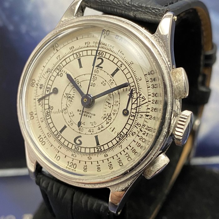 Berthoud - (Universal Geneve) Chronograph Vintage Cal. 385  - 6309 - Heren - 1901-1949