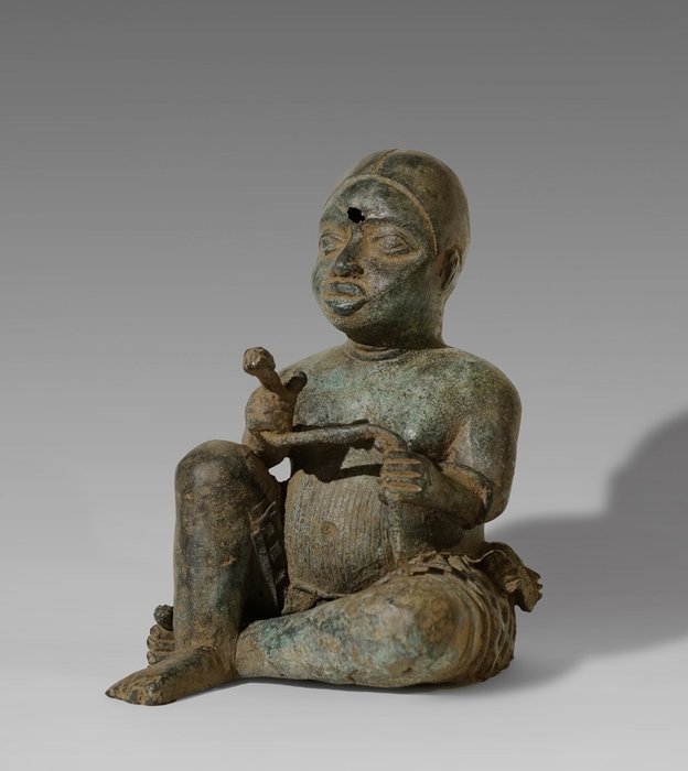 Sculpture - Bronze - Tada - Nigeria 