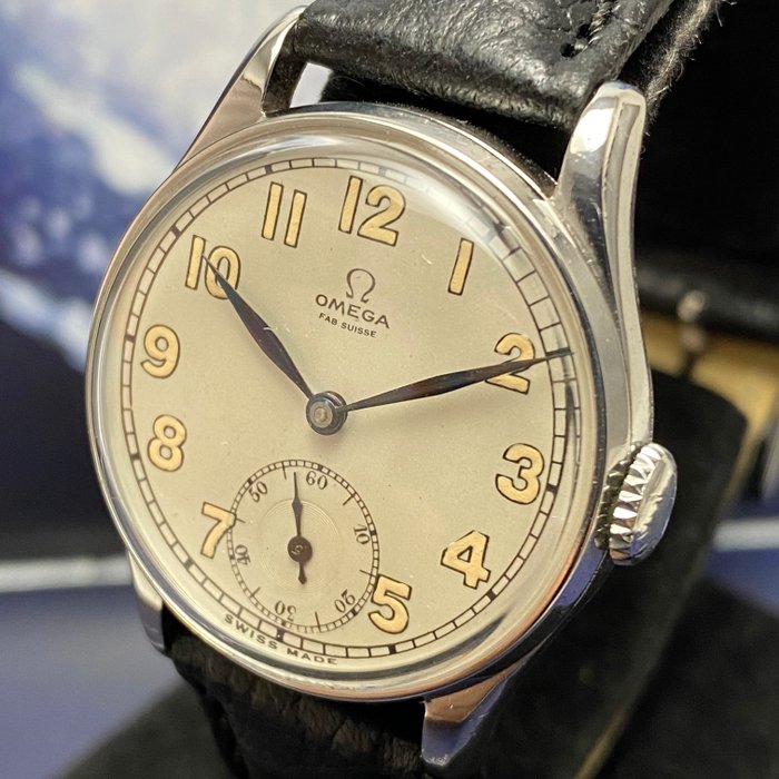 Omega - Rare Watch Steel Cal. 26.5 SOB T2 - "NO RESERVE PRICE" - 9728086 - Uomo - Anos 30