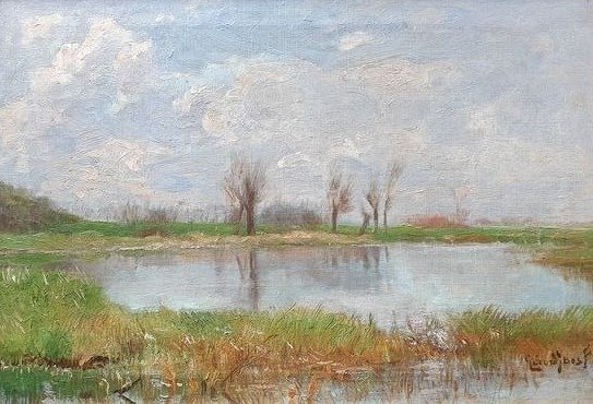 Gerard J. Bos (1860-1943) - Zomers landschap
