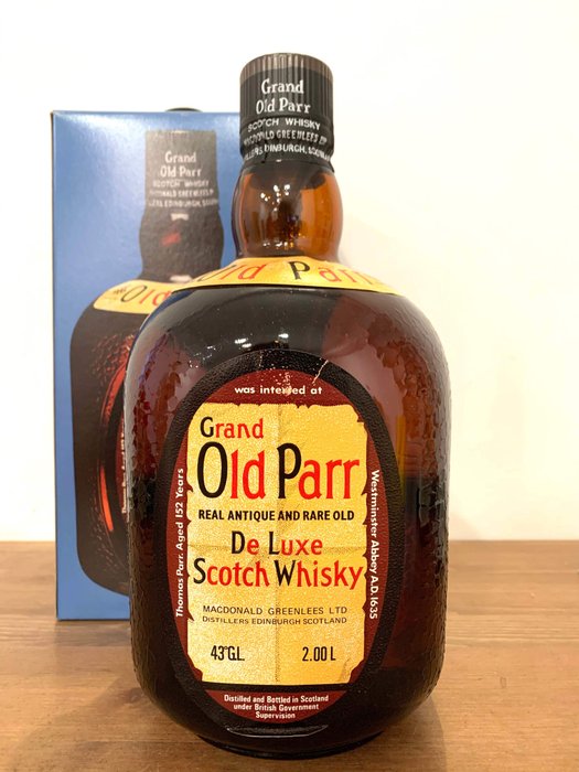 Grand Old Parr Real Antique and Rare Old De Luxe - b. 1970er Jahre - 2 l