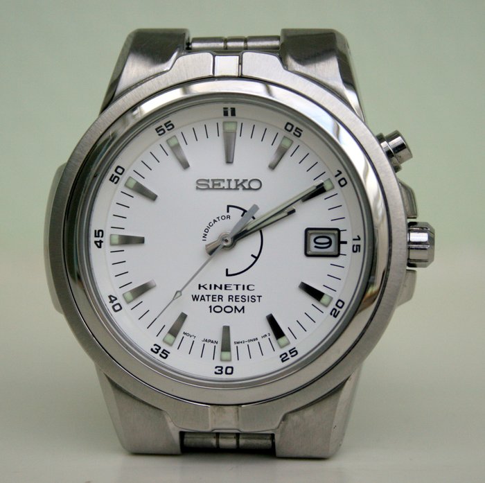 Seiko - Kinetic model no. 5M42-0L20 - 970546 - Bărbați - 2000-2010