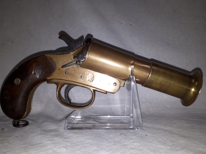 倫敦/伯明翰 - Webley & Scott, Ltd. - bronzen seinpistool - 手槍 - 26 mm