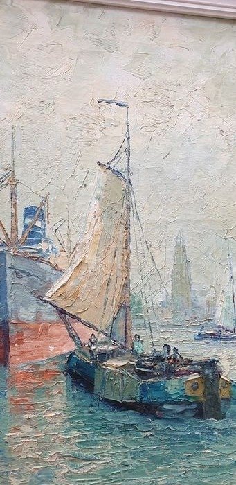 Toon Verplak (1901-1966) – Harbor view