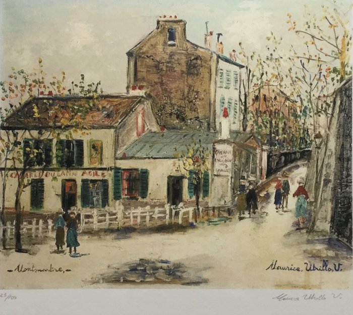 Maurice Utrillo  ( d’après) - Montmartre