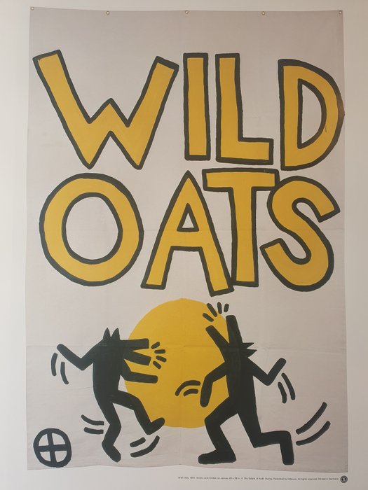 Keith Haring, (after) - Wild Oats - Dibujo Graffiti - Tes Neues offset printing
