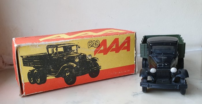 GAZ AAA board truck with awning  1:43 Nash Avtoprom H254c