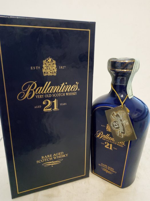 BALLANTINES BLUE DANNIVERSAIRE - CADEAU DANNIVERSAIRE POUR LUI - Whisky  Personnalisé. Bouteille de Bourbon en Cadeau. Idée Originale 