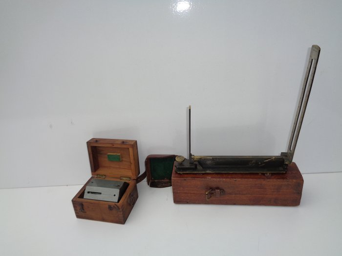 Late 19th Century Wooden Surveyors Box