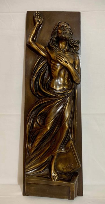 B. Franbi - Fonderie D'Arte Fracaro  - 淺浮雕50x15cm - 青銅色