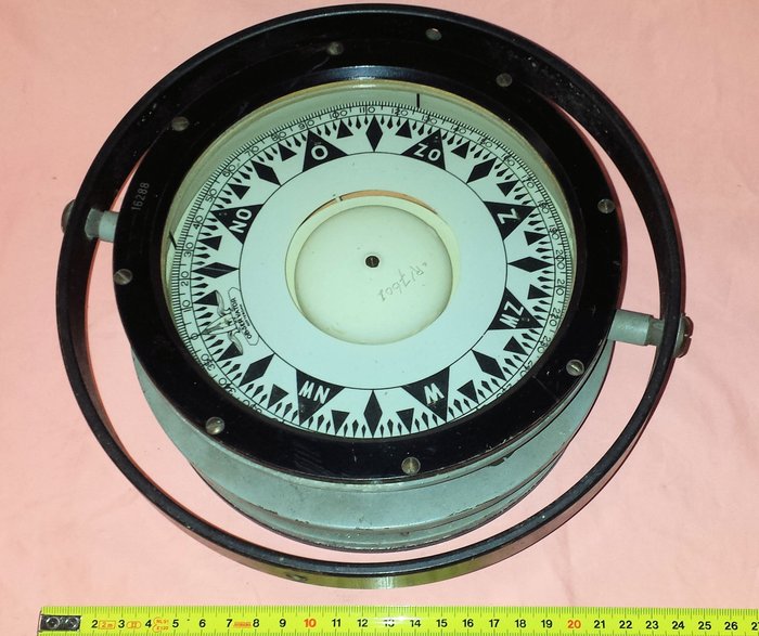 Tell-tale kompas, Observator, Rotterdam – Messing – 1950 – 1960
