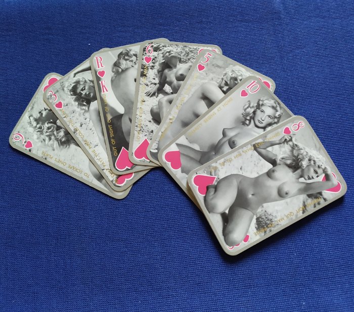 Philibert, Parigi, 1954-1960 - erotische Spielkarten - Papier