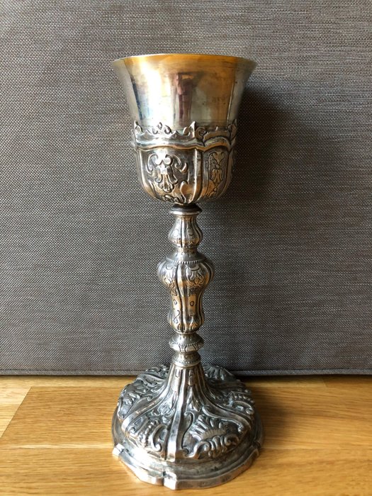 高脚酒杯 - 银 - 意大利 - Late 18th century