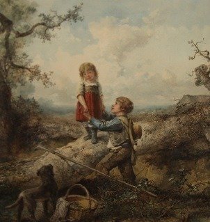 Mari ten Kate (1831-1910) – Spelende kinderen