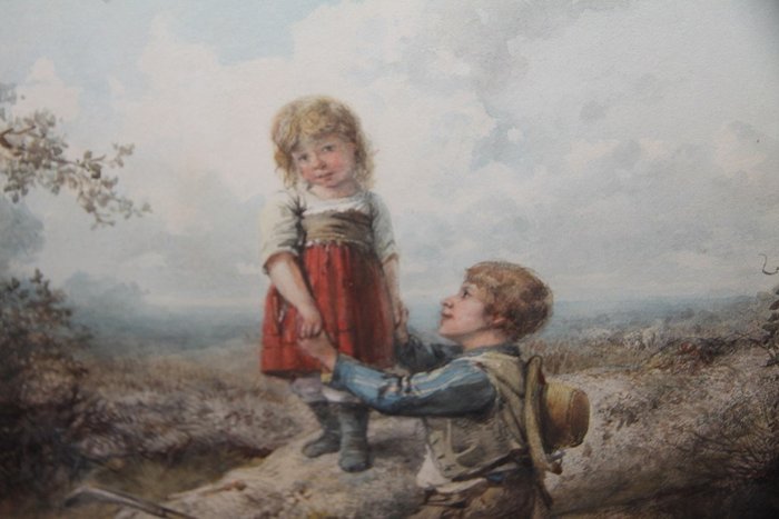 Mari ten Kate (1831-1910) – Spelende kinderen