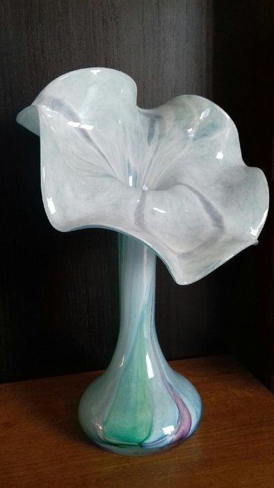 cristallerie La Rochère - Vaso de vidro soprado assinado - Vidro