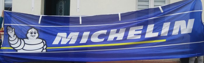 Rzadka i autentyczna flaga reklamowa „MICHELIN” - Michelin