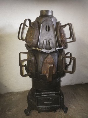 Gietijzeren strijkijzer kachel – Godin- IJzer (gegoten/gesmeed) – 1880-1919