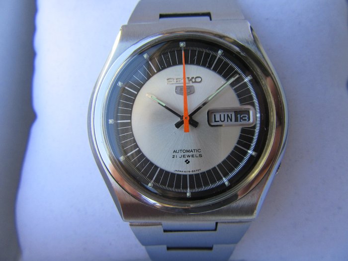 Seiko - Seiko 5 Automatic Vintage 70 Antique Watch 21 Jewels - "NO RESERVE PRICE" Ref 6119 8005 - Uomo - 1970-1979