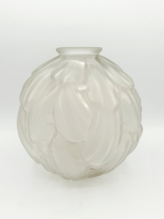 Carrillo - 裝飾藝術壓模玻璃花瓶