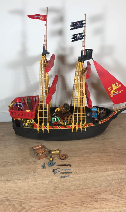 Playmobil  - Pirates - 5736 - 4424 - Pirates Privateer / Blackbeard's Ship - 2000-present