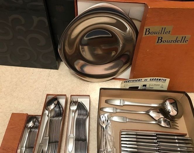 镀银餐具和餐具Royal Bouillet Bourdelle（Royal BB）Coquille model (28) - 钢材（不锈钢）
