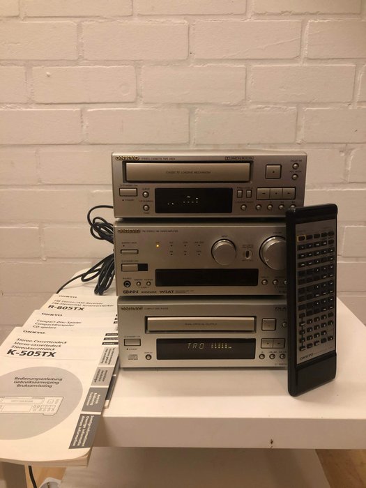 Onkyo - R-805TX, K-505TX, C-705 - Différents modèles - Lecteur CD, Lecteur de cassettes, Récepteur stéréo