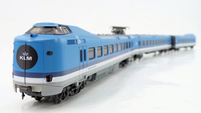 Lima H0 - 149804 - Unidad de tren - "Koploper" de 3 piezas en combinación de colores KLM con logo en punto en el frente - NS
