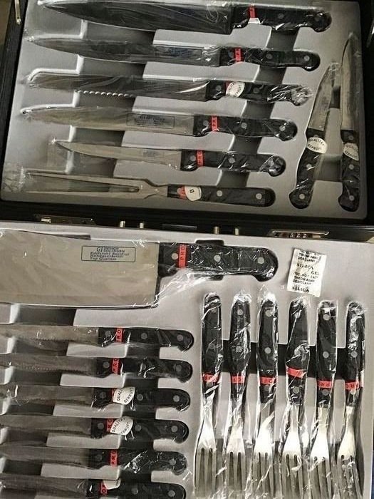 GI DESIGN SOLINGEN - 套刀和厨房配件 (24) - 钢材（不锈钢）