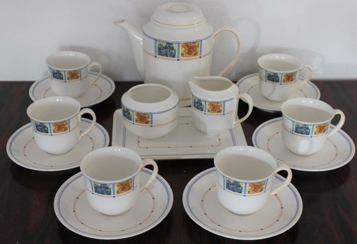 Villeroy & Boch - Juego de café para 6, Serie Van Gogh 1990 - Porcelana