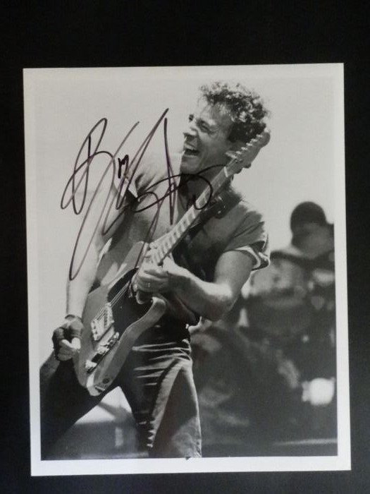 Bruce Springsteen con autografo 