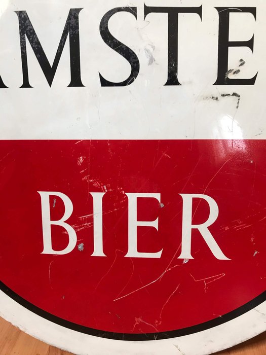 Amstel- Amstel bier – reclamebord- metaal/emaille