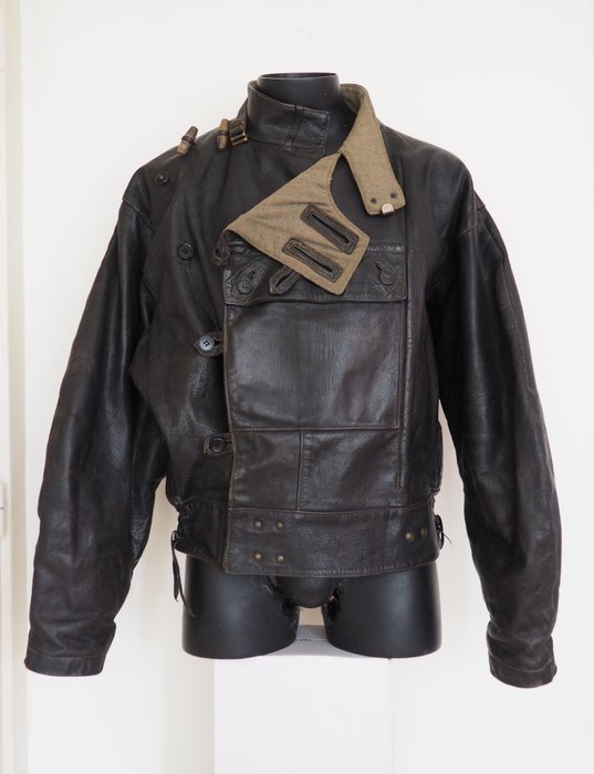 “Oljon” MC – Original Swedish Military Police Motorcycle Jacket – Oljon – 1940-1950