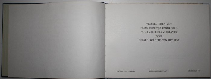 Gesigneerd; Gerard Kornelis van het Reve / Frans Pannekoek – Veertien etsen van Frans Lodewijk Pannekoek voor arbeiders verklaard – 1967