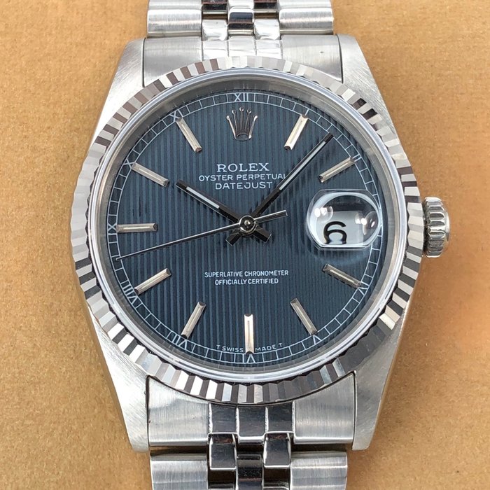 rolex oyster perpetual datejust grey dial