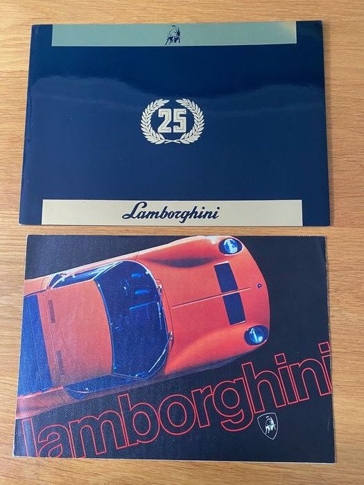 brochures - Full Lamborghini Countach and Anniversary - Catawiki