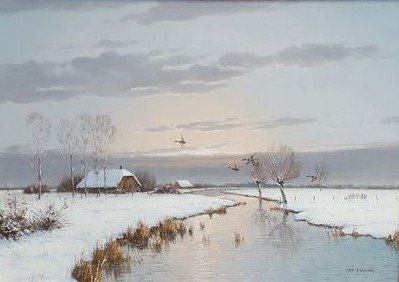 Gien Brouwer /v.d. Velde 1944 – Winterlandschap
