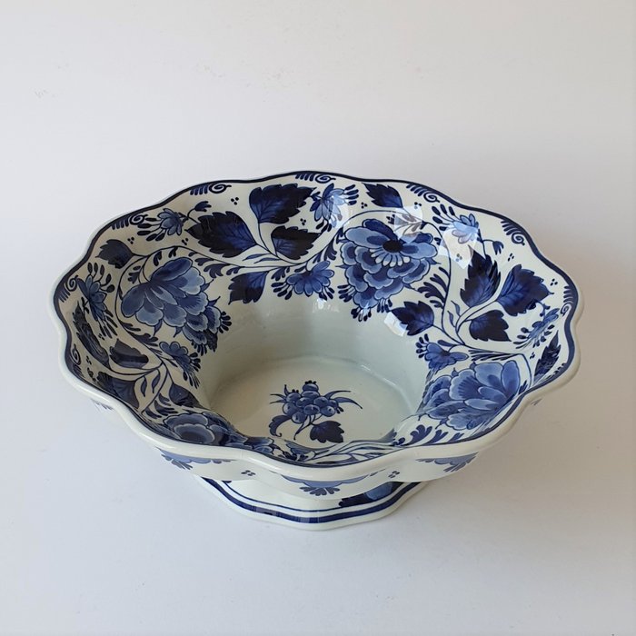 Porceleyne Fles - Royal Delft - Stor frugtskål / skål - Delft Blue - Fajance