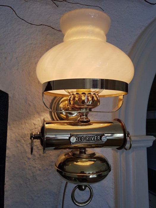 Lámpara de barco de diseño Old River - Latón