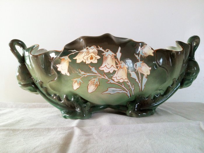 Keller & Guérin Luneville - Sadzarka ceramiczna w stylu Art Nouveau firmy Luneville Keller & Guerin