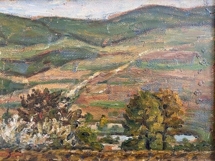 Dirk Filarski (1885-1964) - Landschap bij Vézelay