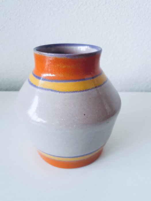 J C van Ham - N.V. Pottenbakkerij de Vier Paddenstoelen - Vaso di ceramica decorativo