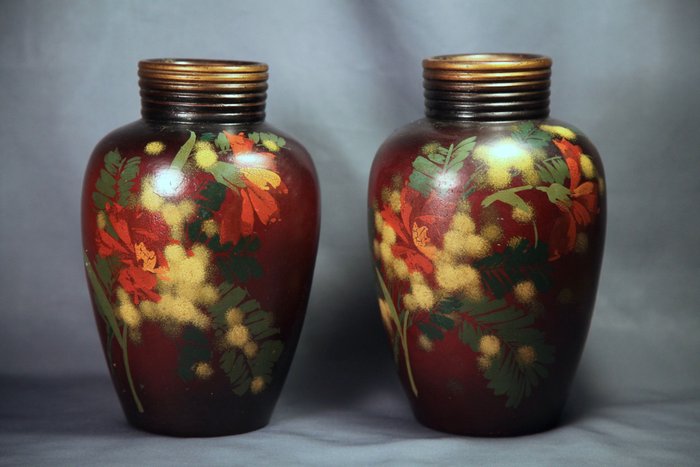 Louis Giraud - Vallauris - Vase (2) - Keramik