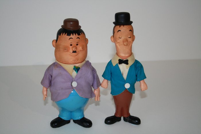 Stan Laurel & Oliver Hardy - Larry Harmon Pictures - Lille figur, Vintage 1960 - in Good condition 