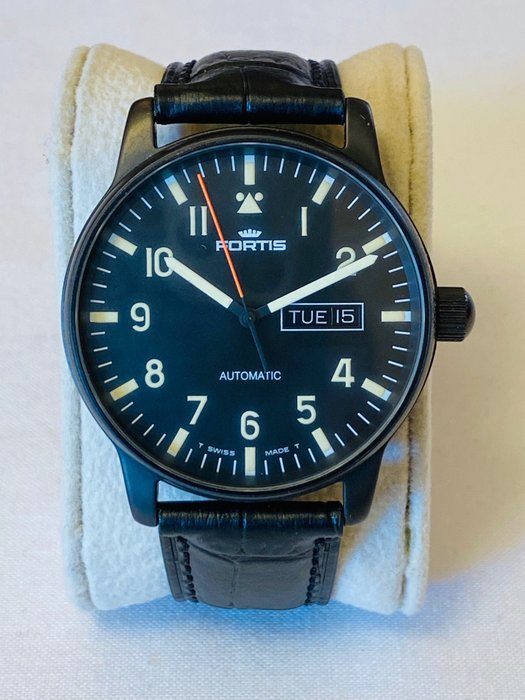 Fortis - PILOT PROFESSIONAL DAY / DATE  Black - N° referenza  595.18.158 - 男士 - 2000-2010