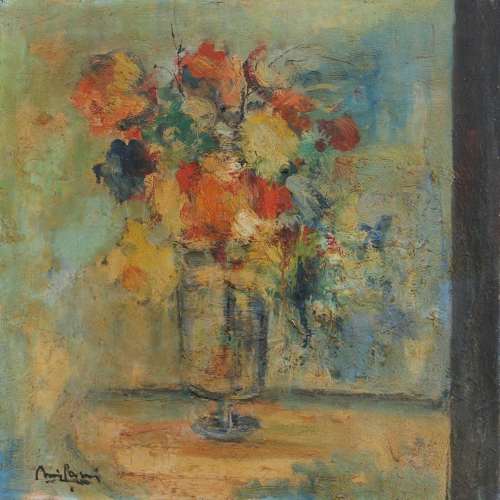 Gino MILANI (1921-2016) - Bouquet de fleurs