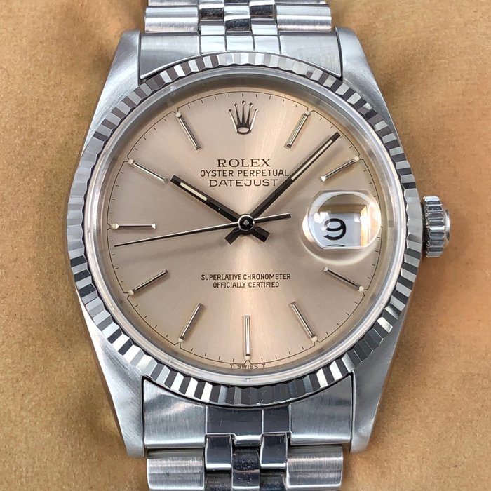 rolex datejust ivory dial