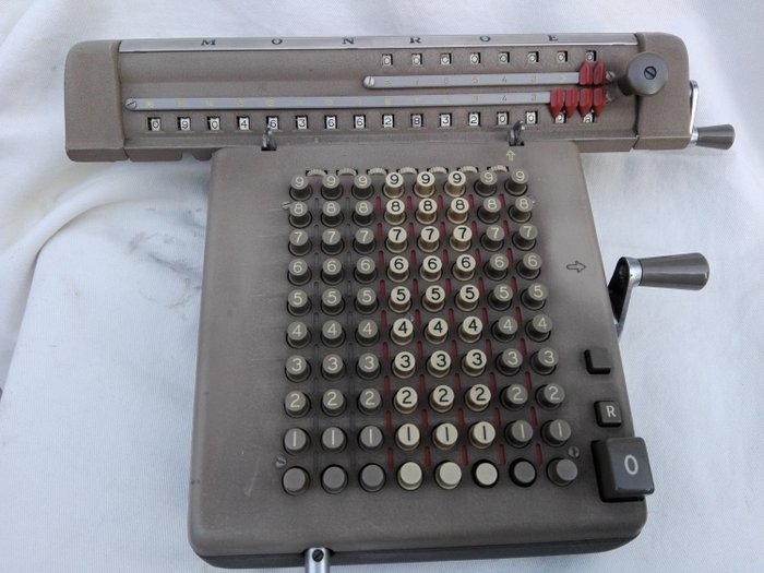 Monroe LN160X - Calculadora, años 60 - Acero