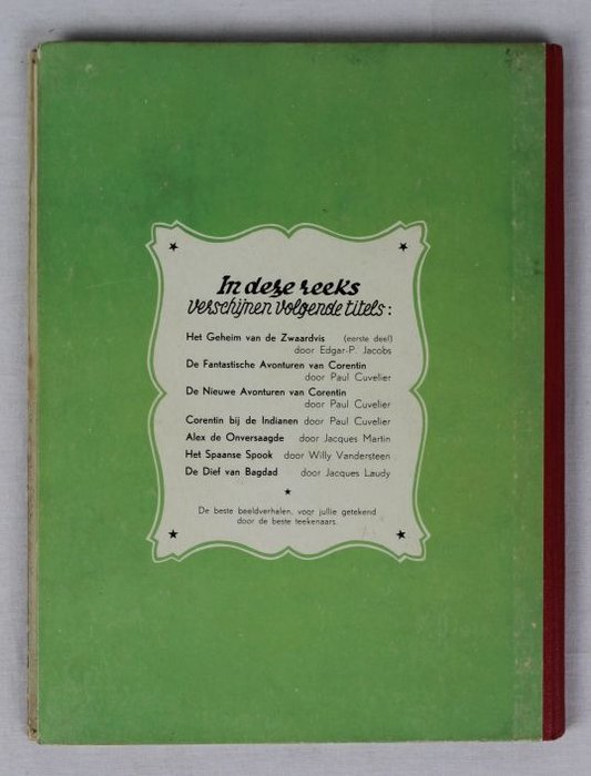 Blake en Mortimer 2 – Zeldzame uitgave op ALFA Papier – Het Geheim van de Zwaardvis, tome II (Lombard Collectie 5b) – Hardcover met linnen rug – Eerste druk – (1953)